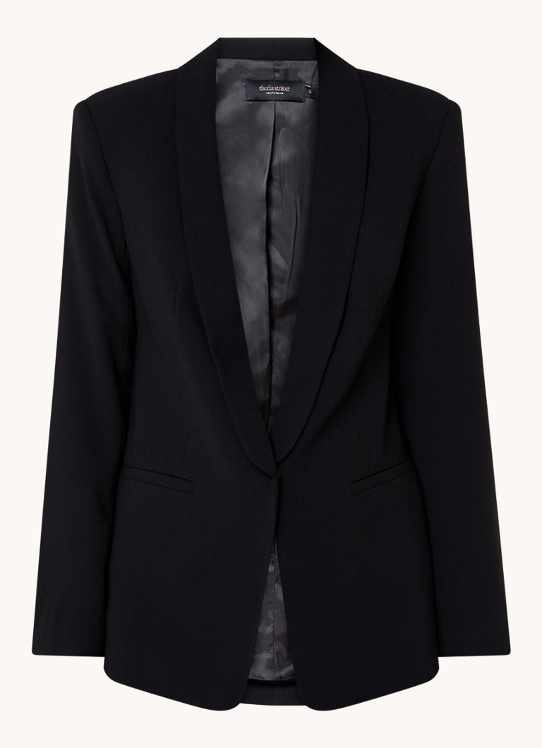 Claudia Sträter Blazer with welt pockets and shoulder pads