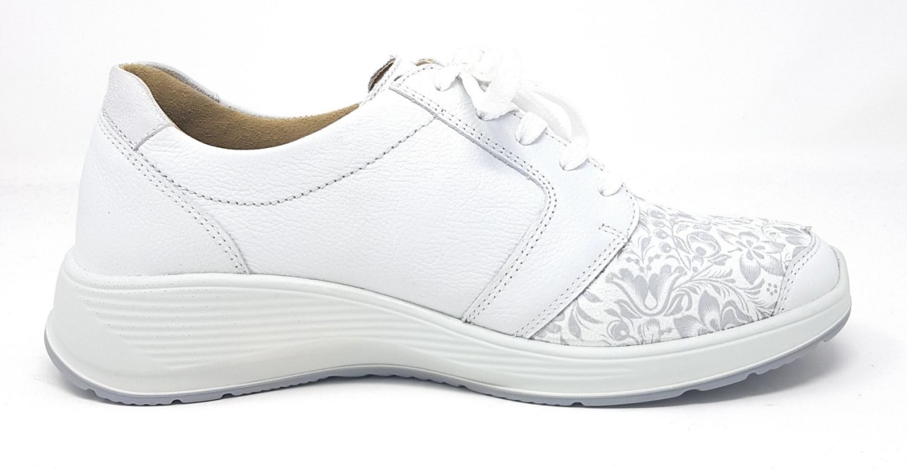 WALDLÄUFER Komfort Schnürer weiss