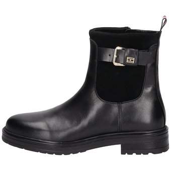 Tommy Hilfiger Thermo Material Mix Belt Booti in schwarz