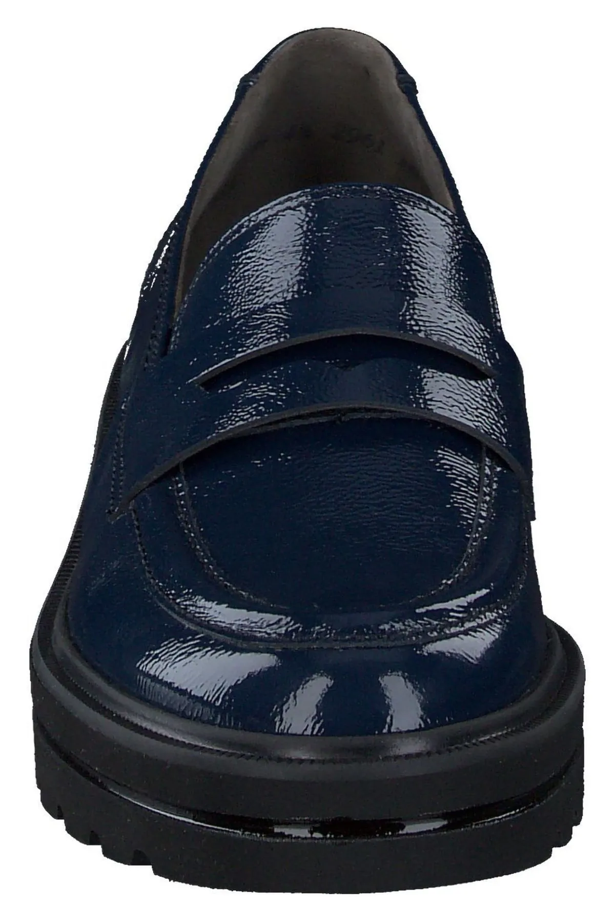 Paul Green  Flacher Schuh - Blau - Blockabsatz