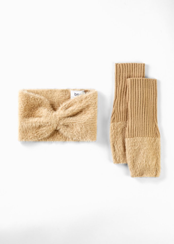 Stirnband und Handschuhe (2-tlg-Set)