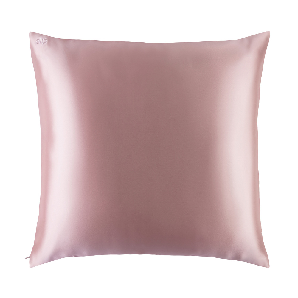 slip taie d'oreiller pure soie slip euro - rose taie d'oreiller euro