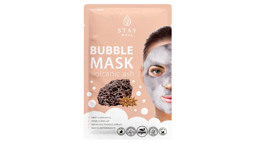 STAY Well Deep Cleansing Bubble Mask – VOLCANIC 20 g