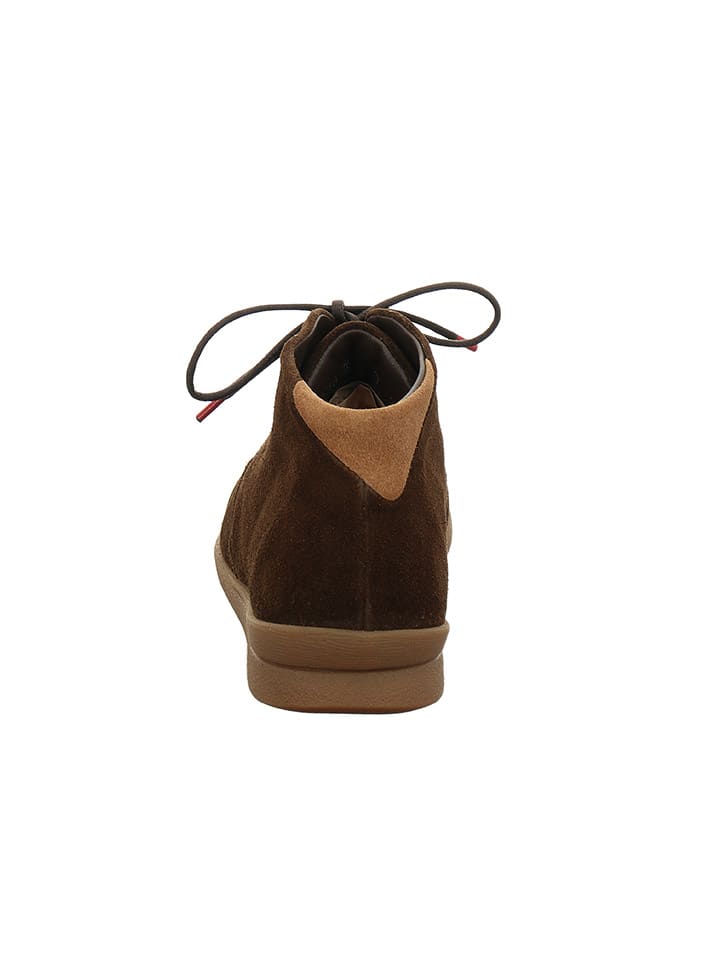 Think! Leder-Ankle-Boots in Braun günstig kaufen