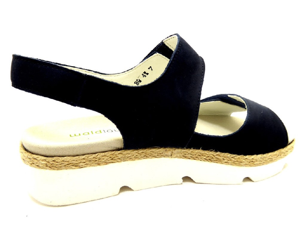 WALDLÄUFER Komfort Sandalen blau