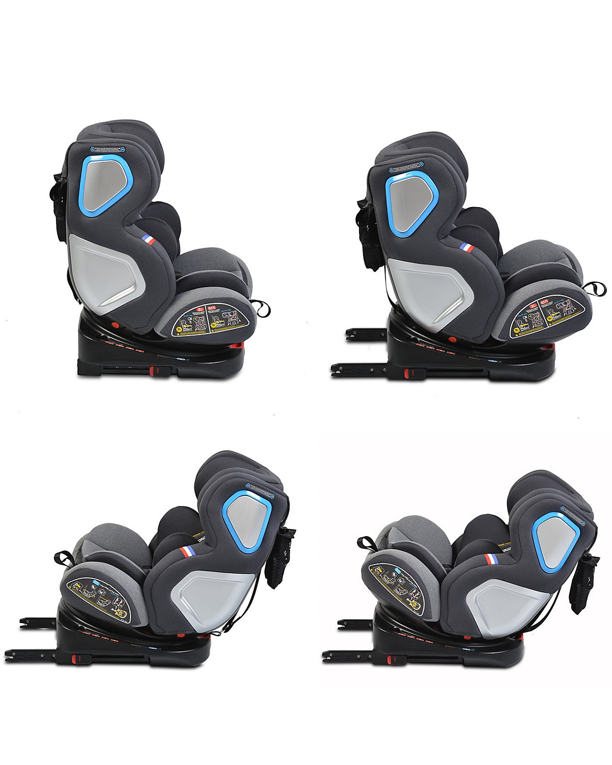 Kindersitz Colonel Gruppe 0/1/2/3, 0-36 kg Isofix Kindersitze