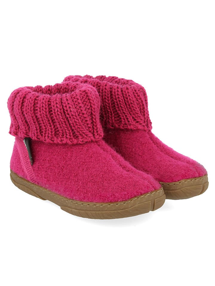 HAFLINGER Hüttenschuhe in Pink günstig kaufen