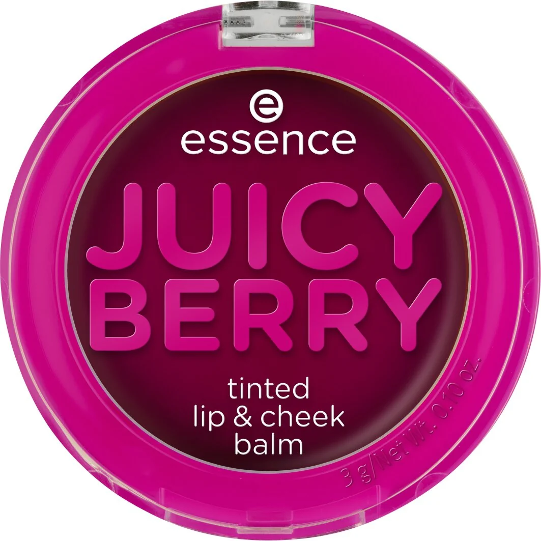 Bálsamo labial y para mejillas con color JUICY BERRY - Colorete en crema, bálsamo labial