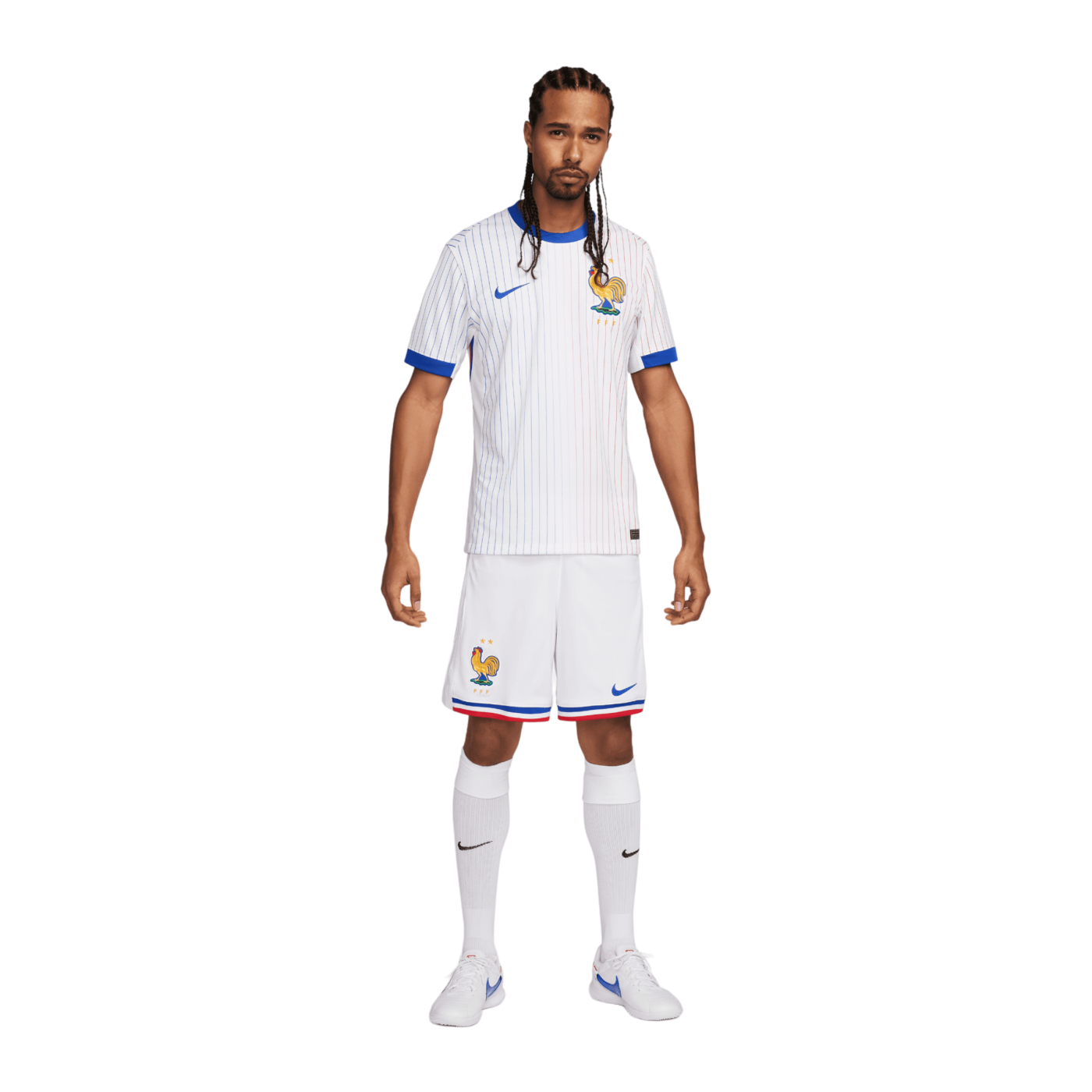 Nike Frankreich Short Home EM 2024 Weiss F100