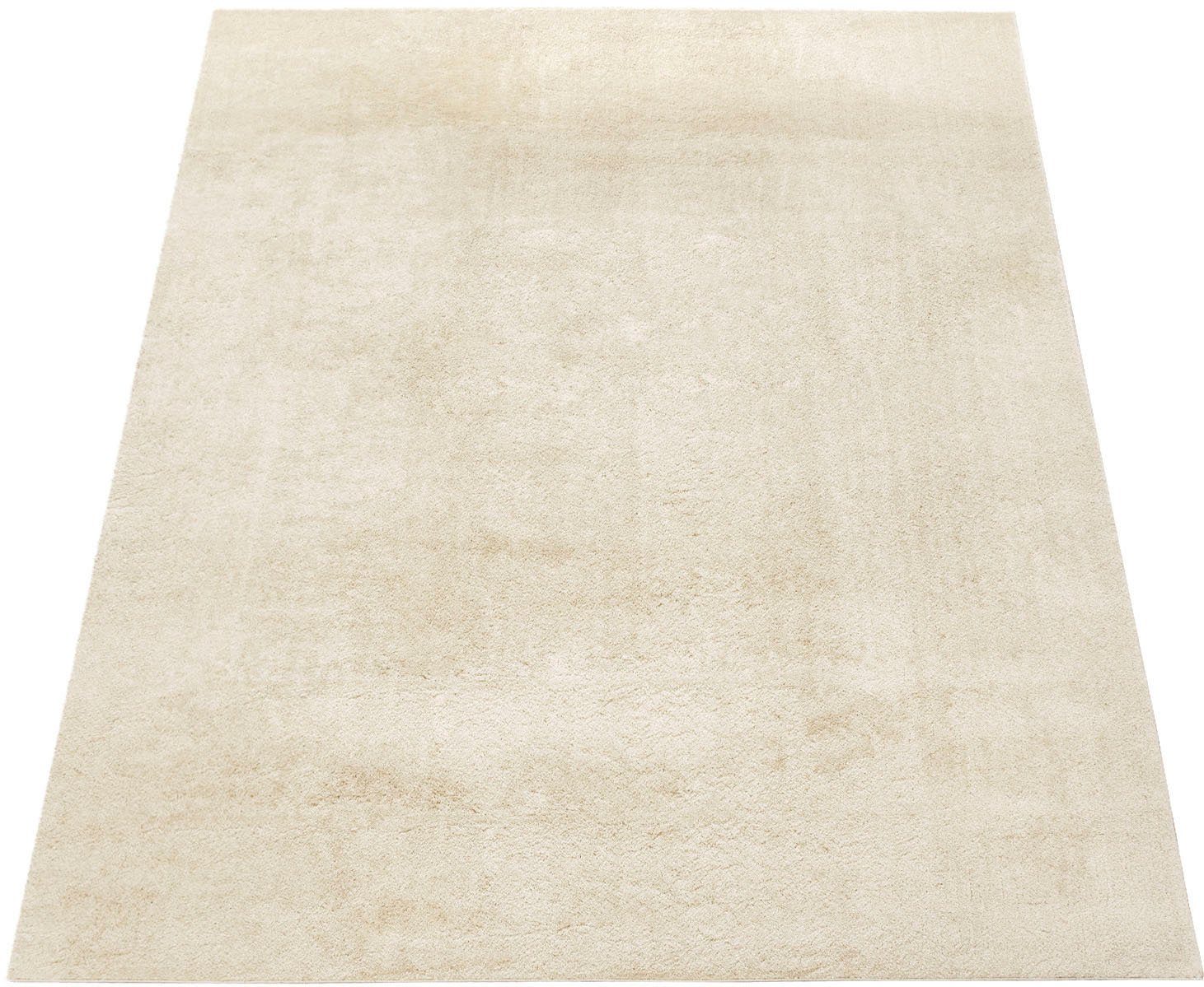 Teppich Cadiz 630, Paco Home, rechteckig, Höhe: 22 mm, Uni-Farben, besonders weich, waschbar, auch als Läufer erhältlich