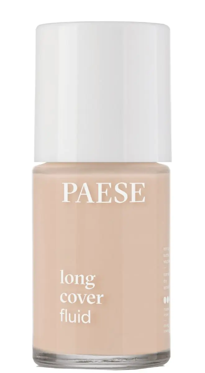 „Paese Long Cover“ skystas matinį efektą suteikiantis makiažo pagrindas, 0,5 dramblio kaulo spalvos