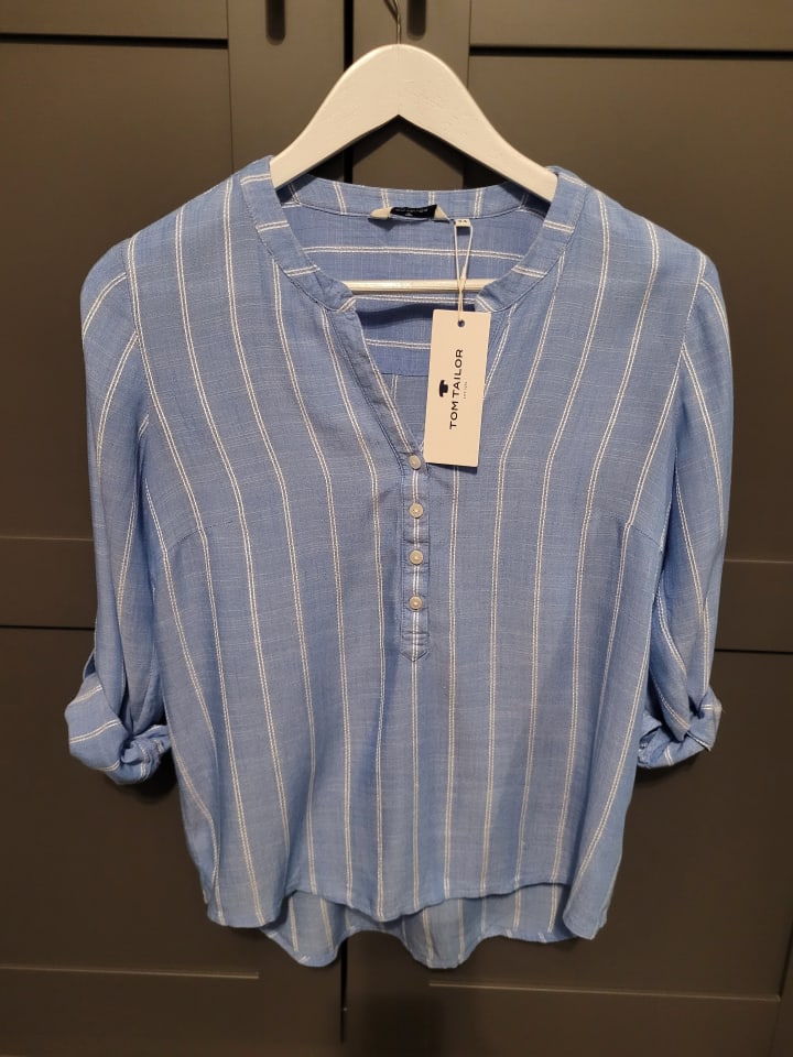 Tom Tailor Kleid in Blau/ Schwarz günstig kaufen XS