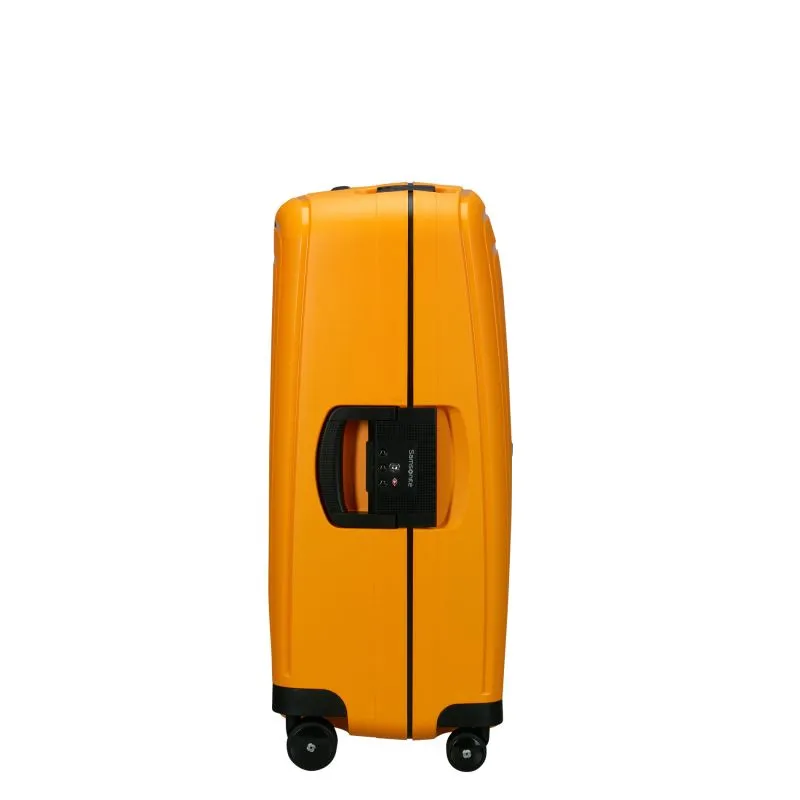 Samsonite S'CURE Spinner 69\/25 mit 4 Rollen M - HONEY YELLOW