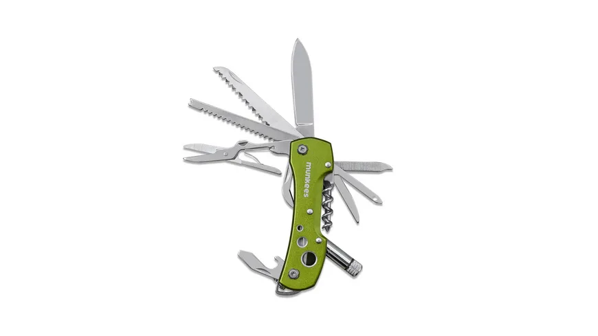 munkees Taschenmesser LED grün