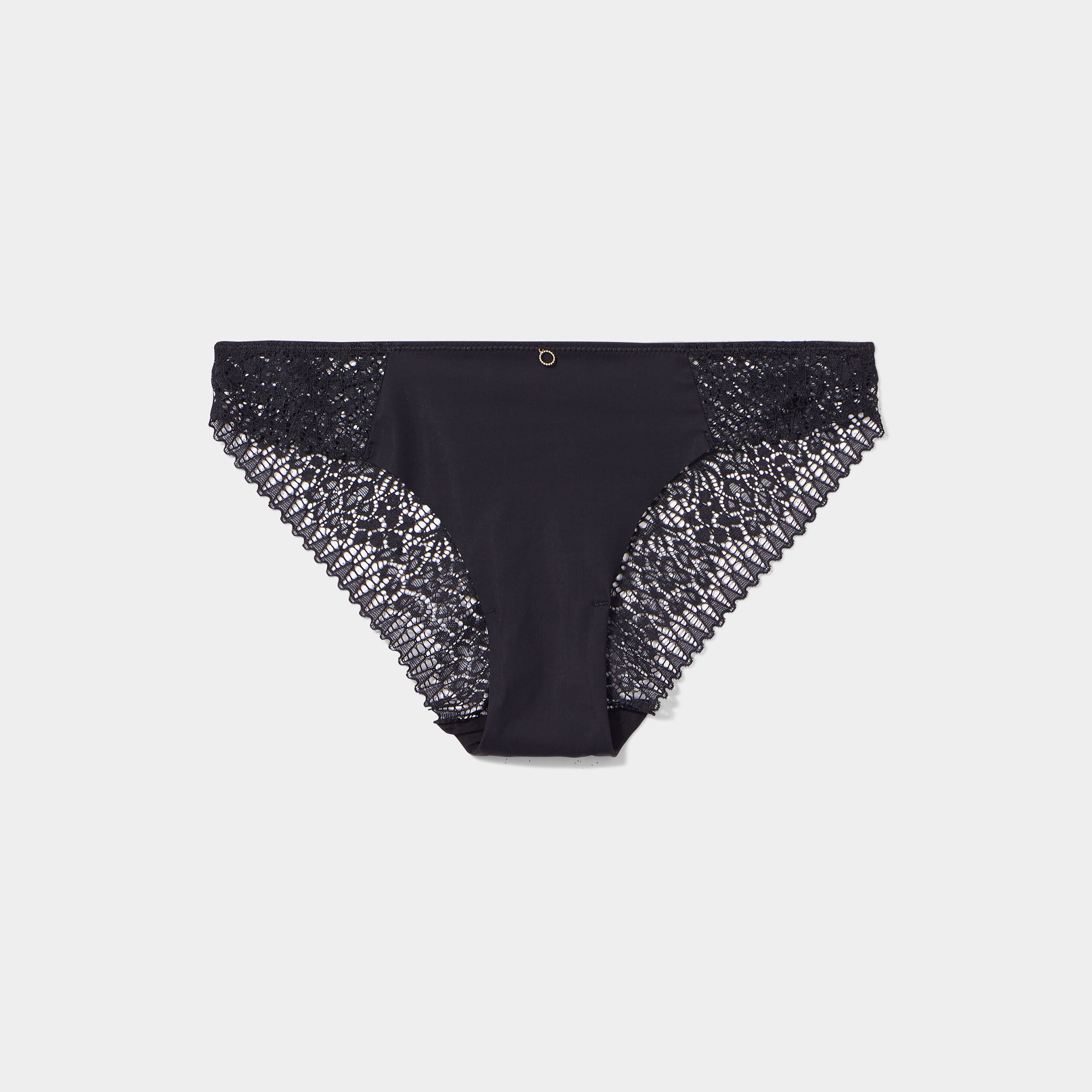 Culotte micro dentelle noir femme | La Halle