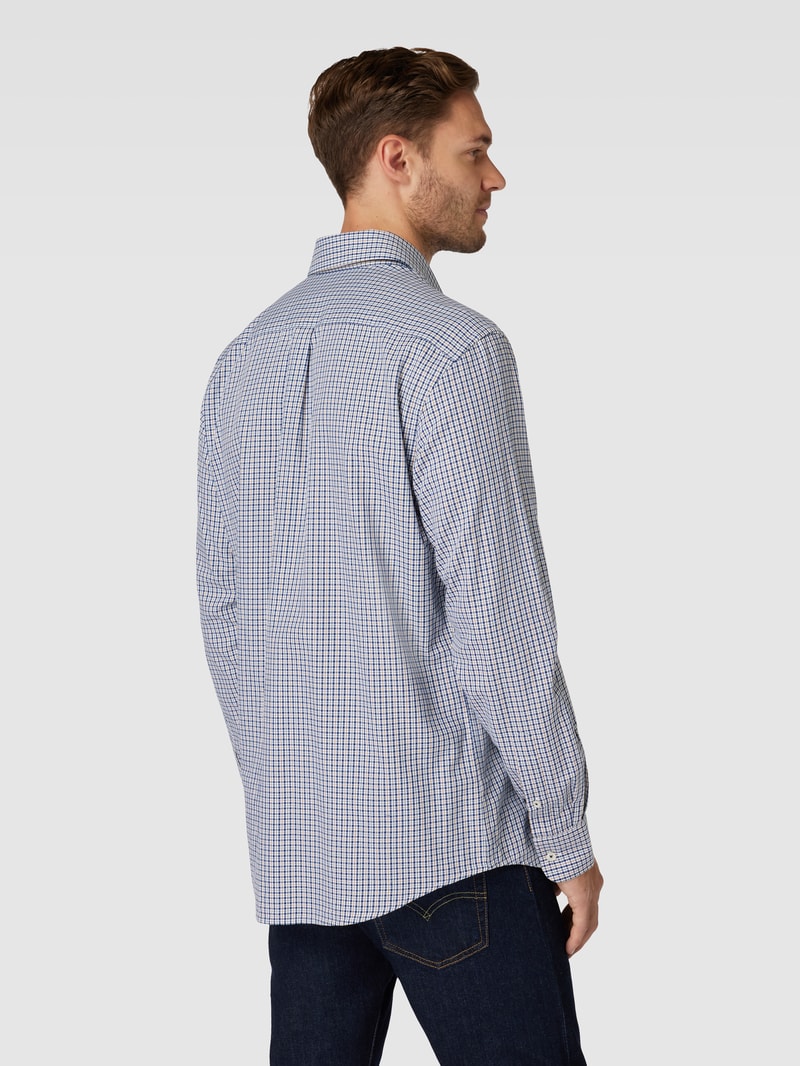 Regular Fit Freizeithemd mit Button-Down-Kragen in lindgrün