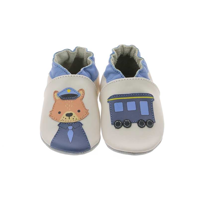 Chaussons cuir Control Station
