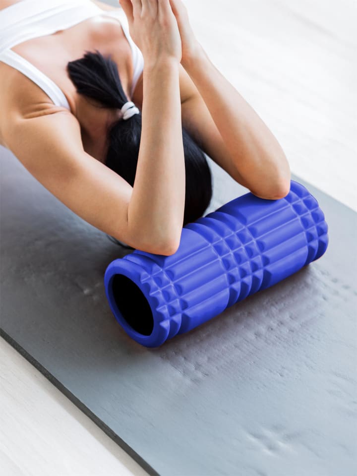 Normani Outdoor Sports 2 x Faszienrolle - Sportrolle Massageroller in 1 x Blau / 1 x Pink günstig kaufen onesize