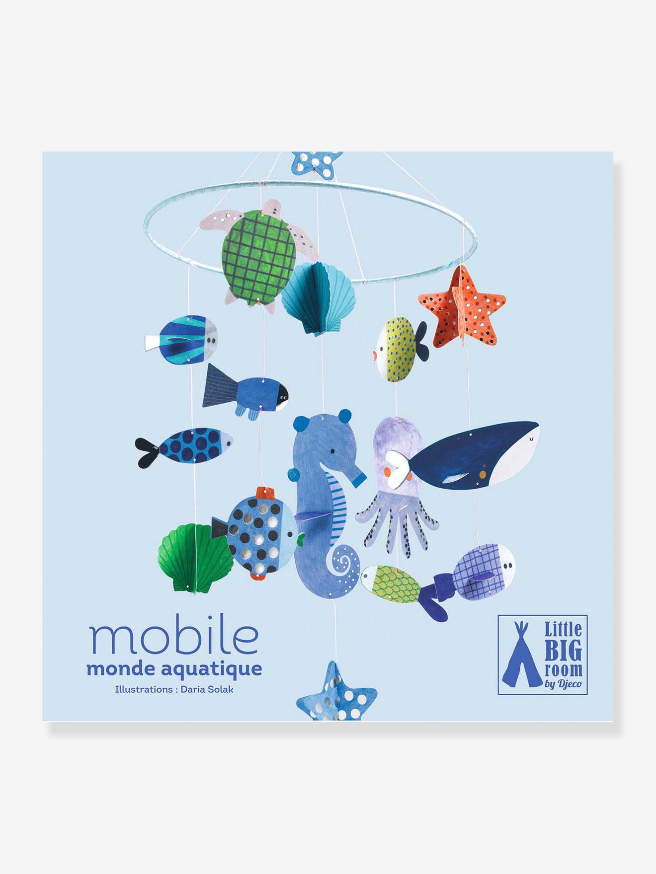 Djeco Kinder Papier-Mobile Ozean DJECO - blau