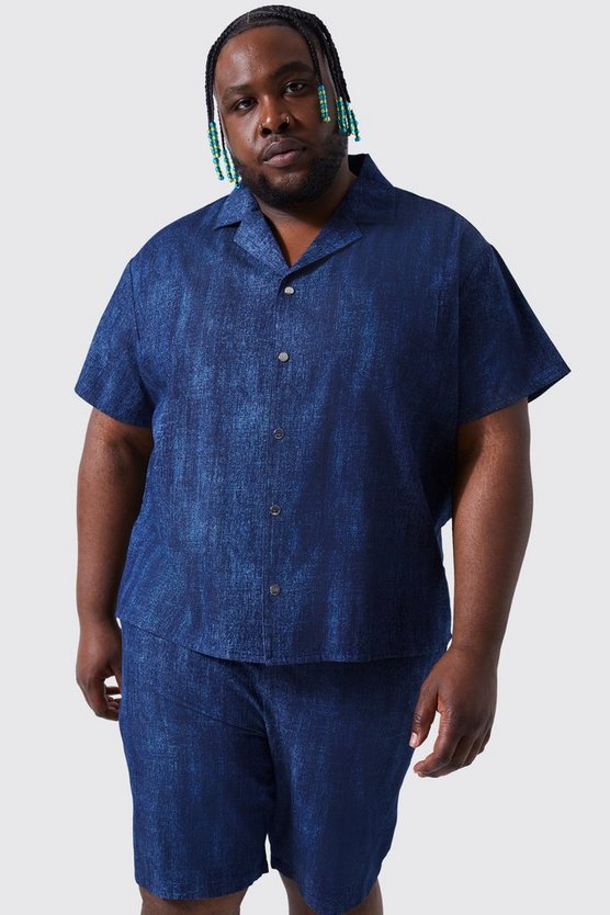 Plus Jeansrock