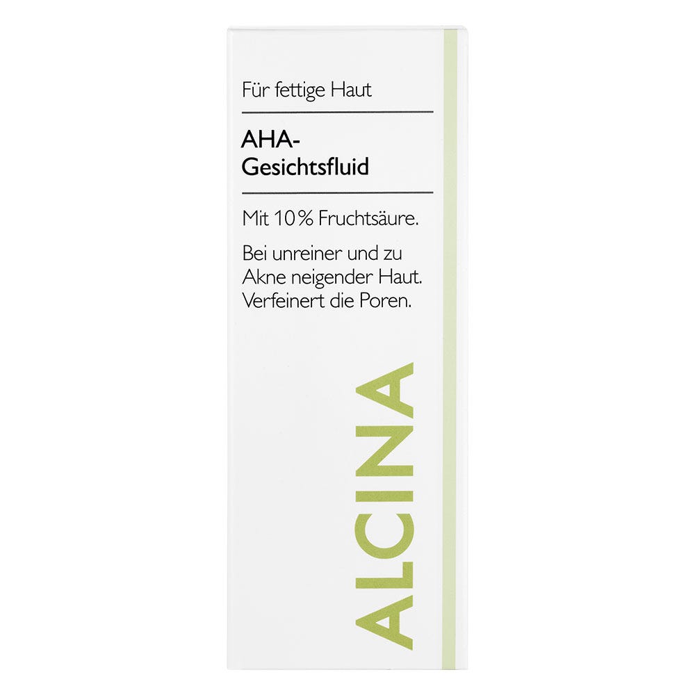 Alcina AHA-Fluid 10% für fettige bis Mischhaut