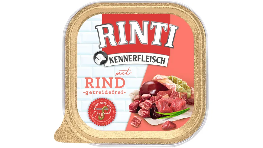 RINTI Hundenassfutter Kennerfleisch Rind 300 g