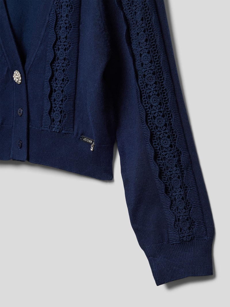 Cardigan in Strick-Optik Modell 'CEREMONY' in marineblau