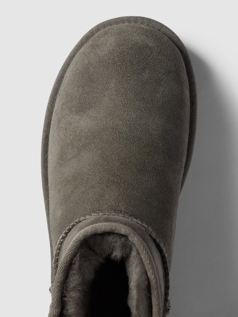 Stiefel mit Label-Details in mittelgrau