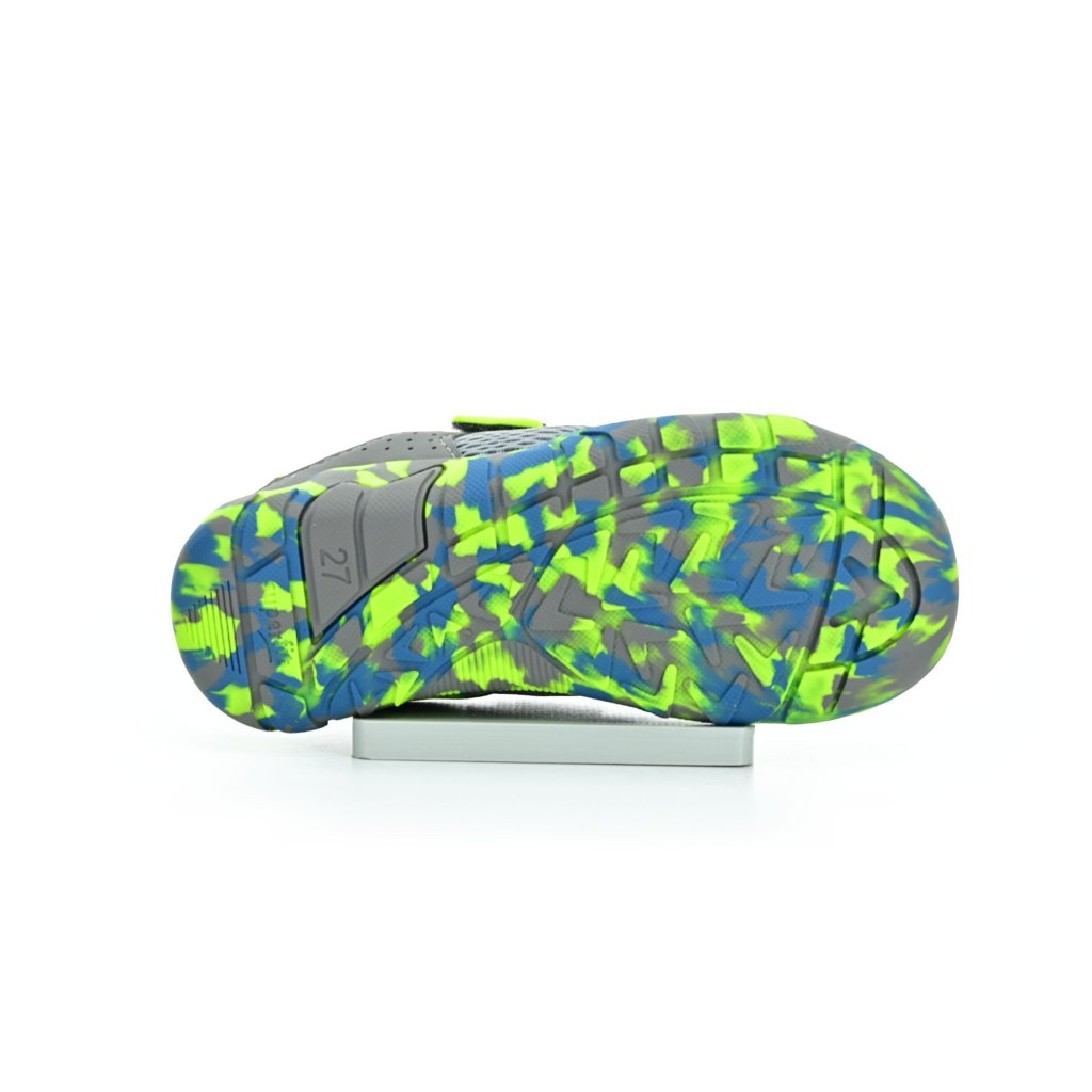 Superfit Trace Hellgrau/Gelb Barfußsneakers