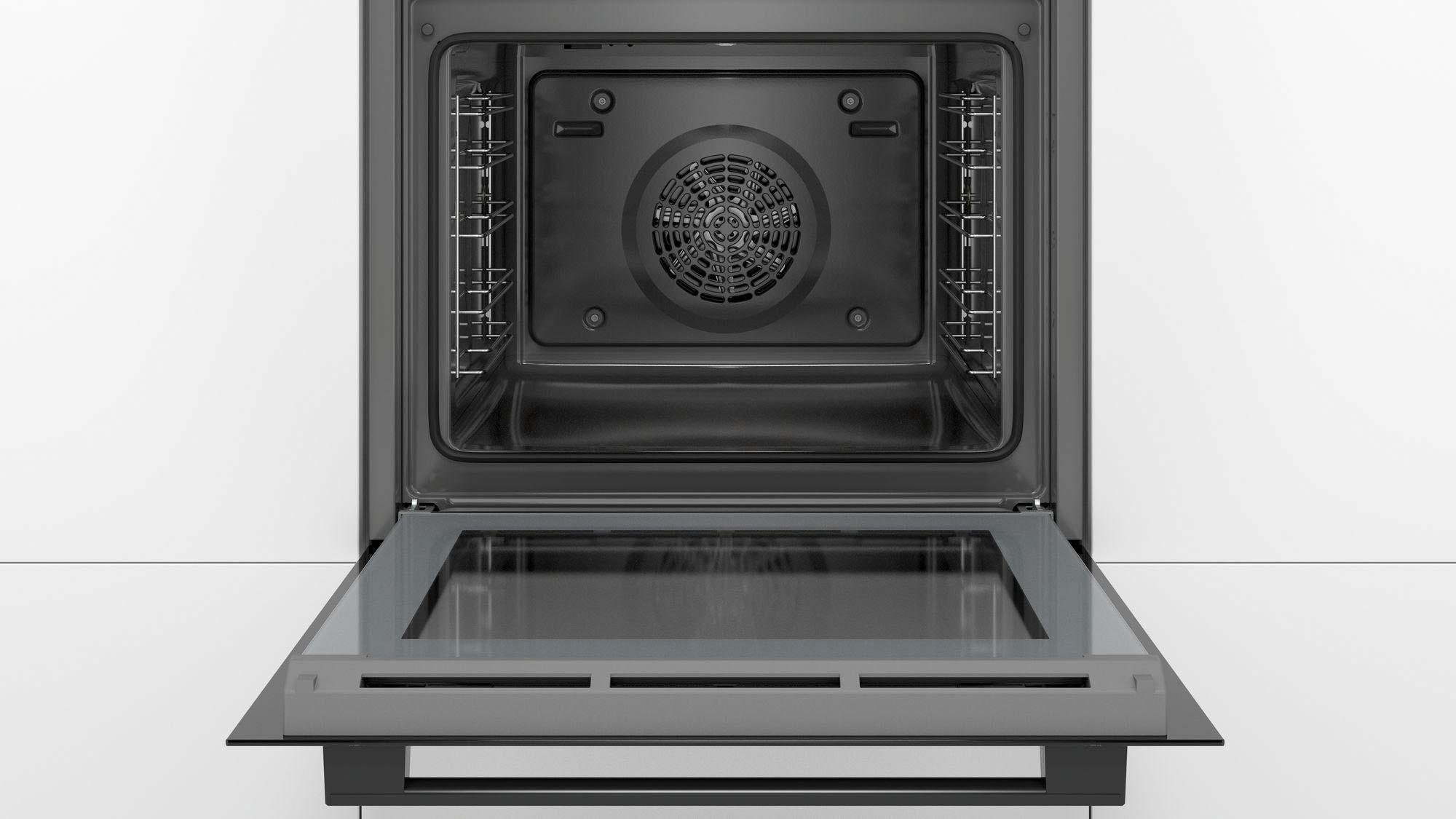 BOSCH Einbaubackofen 4 HBA533BB1, mit Teleskopauszug nachrüstbar, ecoClean Direct