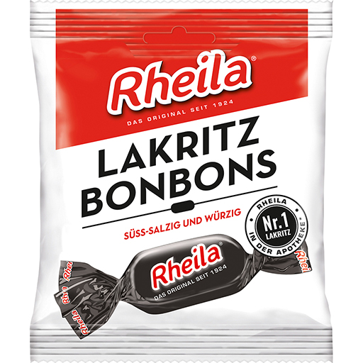 RHEILA Lakritz Bonbons mit Zucker  50 g  Bonbons