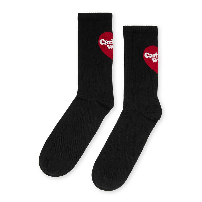 Carhartt WIP Heart Socks Black