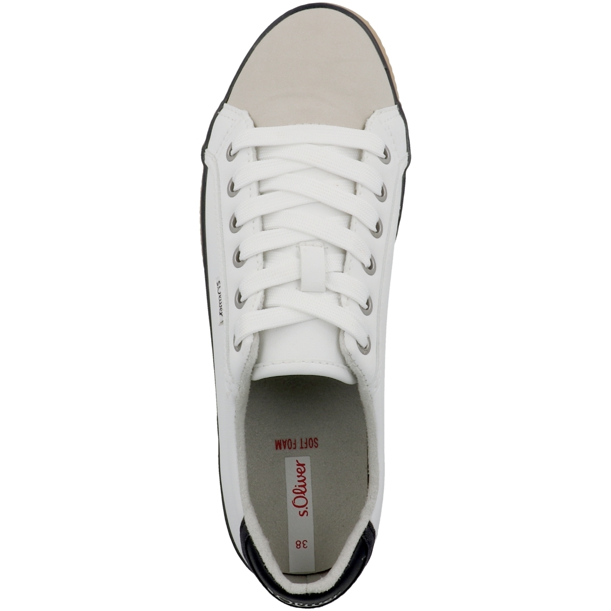 s.Oliver 5-23635-28 Sneaker Low weiss