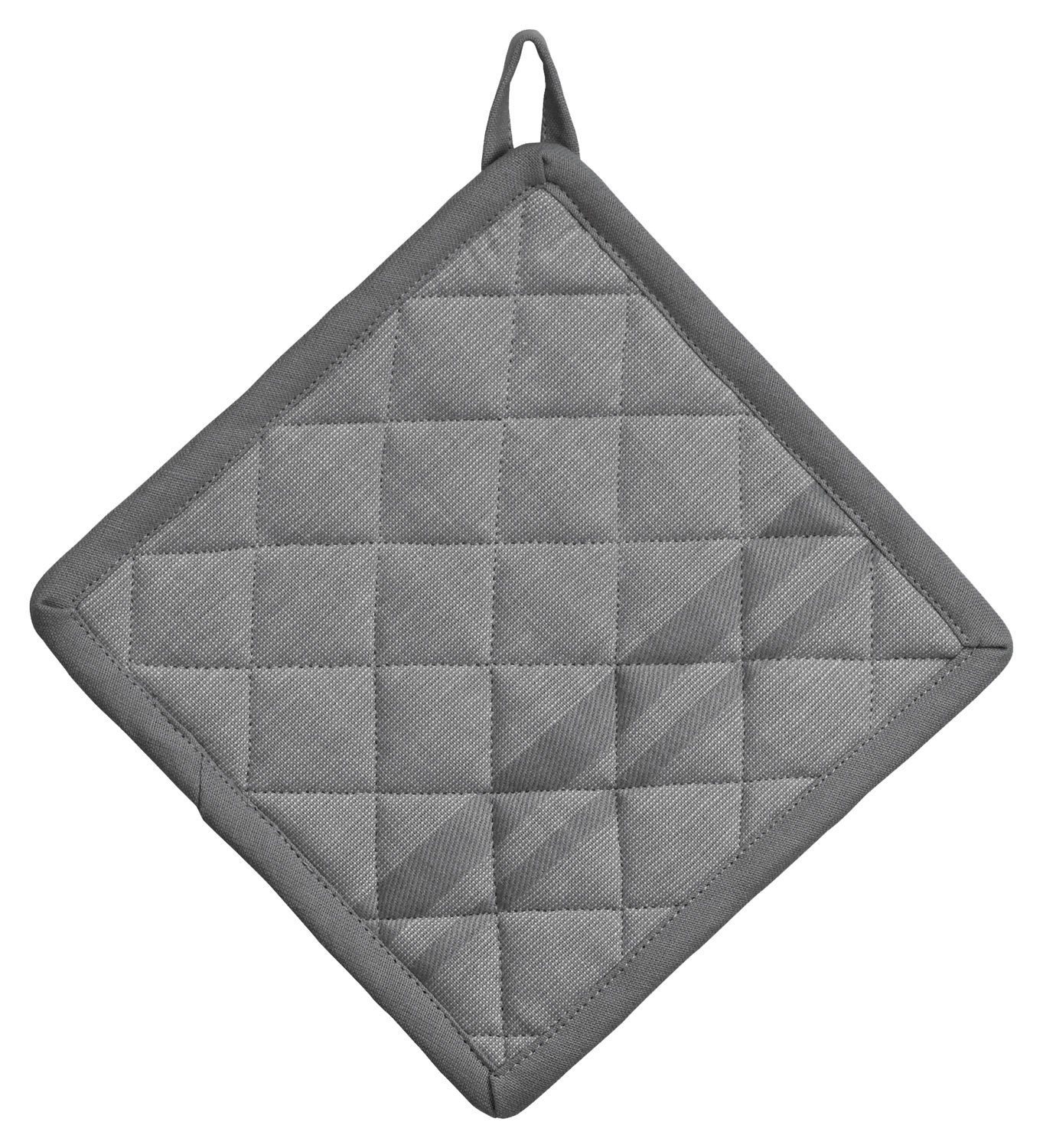 kela Auflaufform Topflappen TIA, Grau, B 20 cm, L 20 cm, Baumwolle