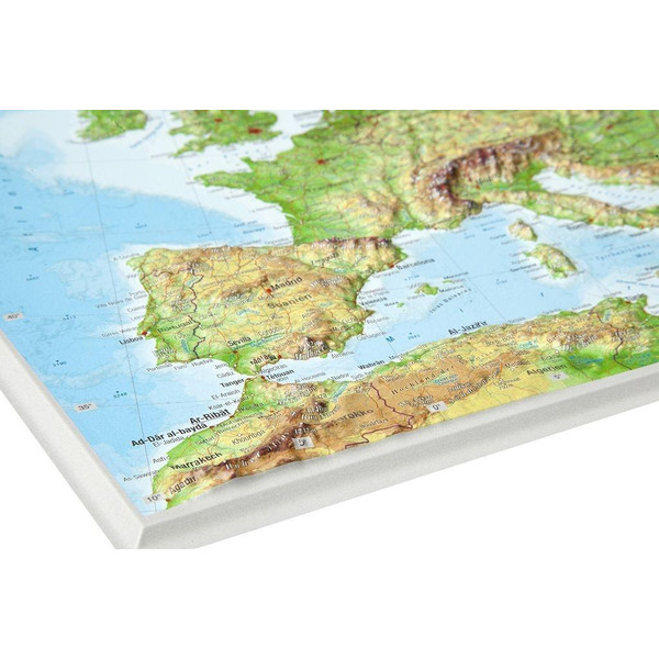 Reliefkarte Europa klein 1 : 16 000 000 - Karte