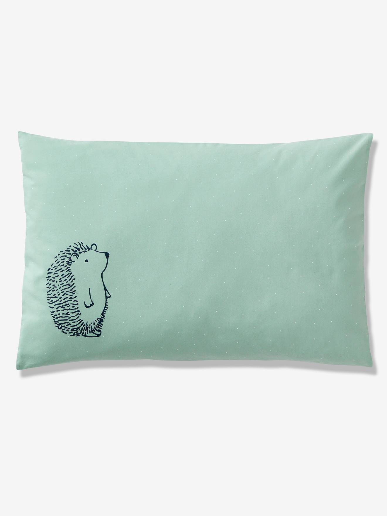Vertbaudet Bio-Kollektion: Baby Bettbezug ohne Kissenbezug LOVELY NATURE, wendbar - grün