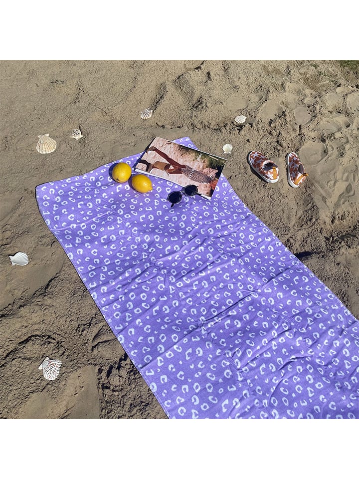Swim Essentials Strandtuch ''Lila Leopard'' in Lila - (L)135 x (B)65 cm günstig kaufen 135x65 cm