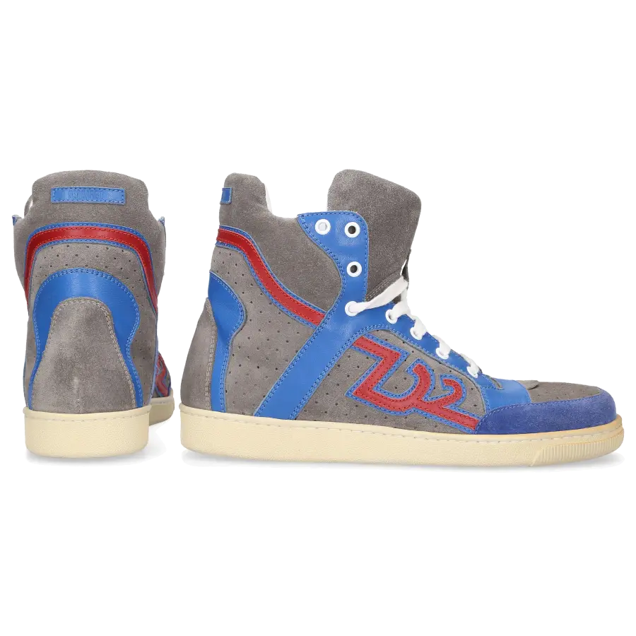Dsquared2 - Sneaker high SN105 Kalbsleder - blau