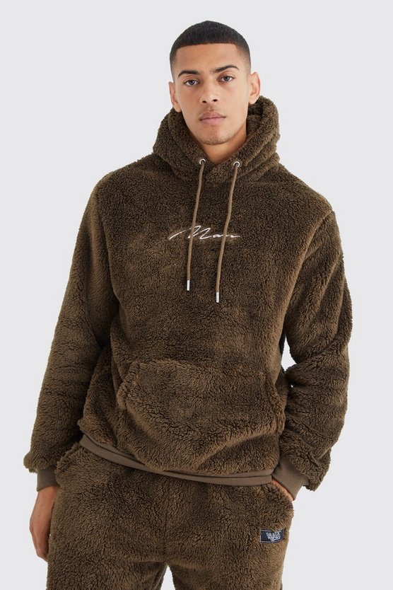 Man Signature Borg-Hoodie