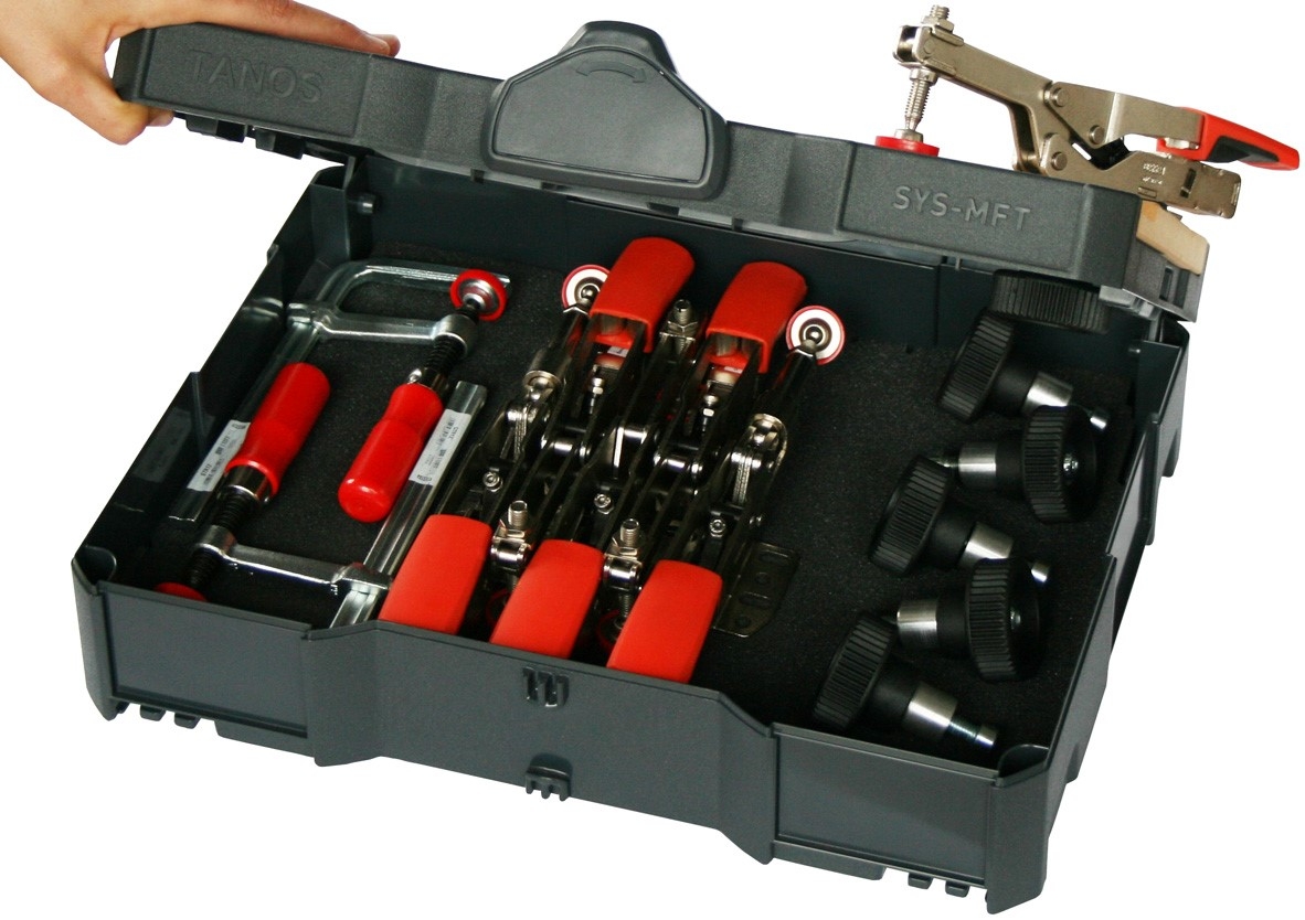 Banc de lucru mobil Bessey STC-S-MFT Systainer MFT cu cleme și testere