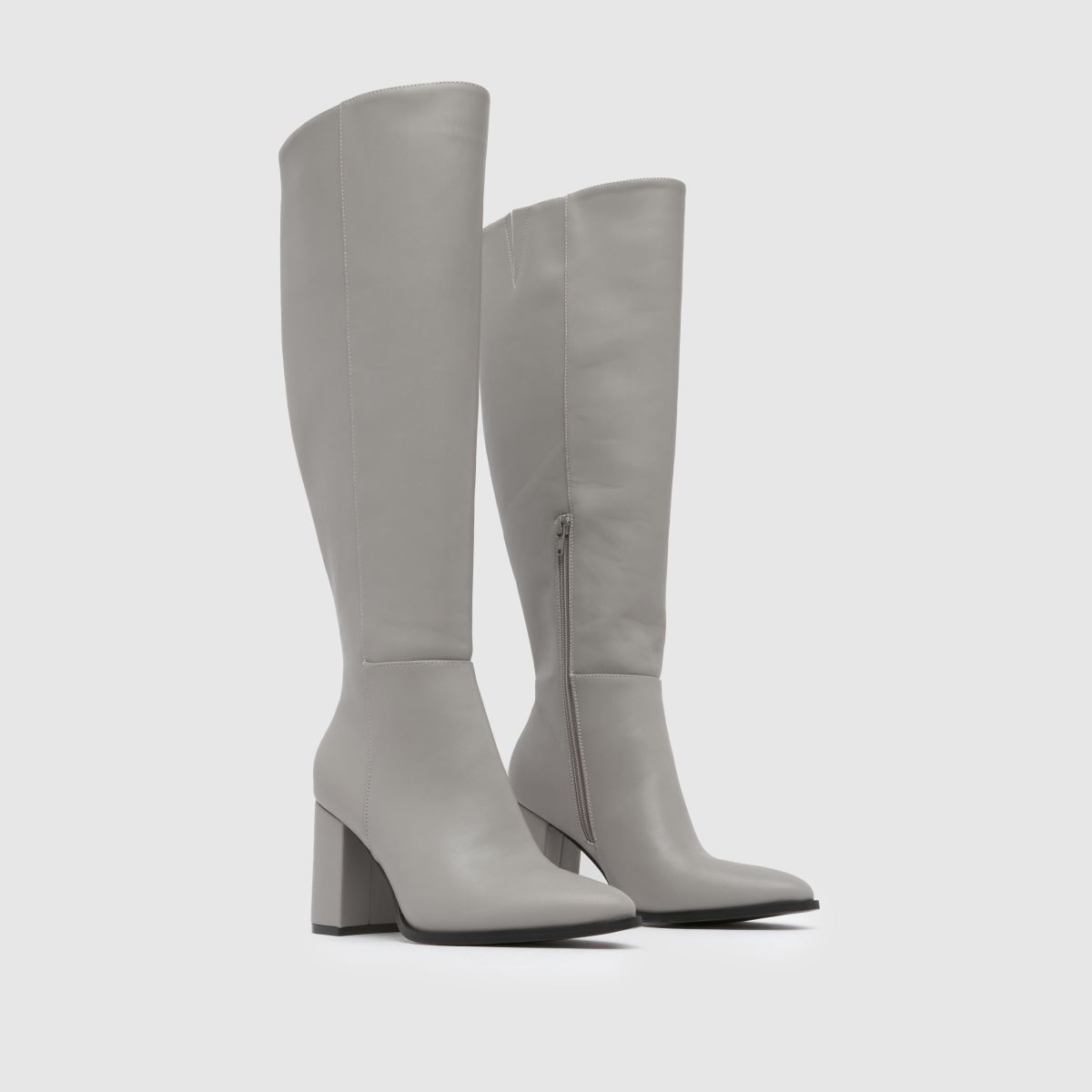Schuh Diya – Grå knähöga stövlar