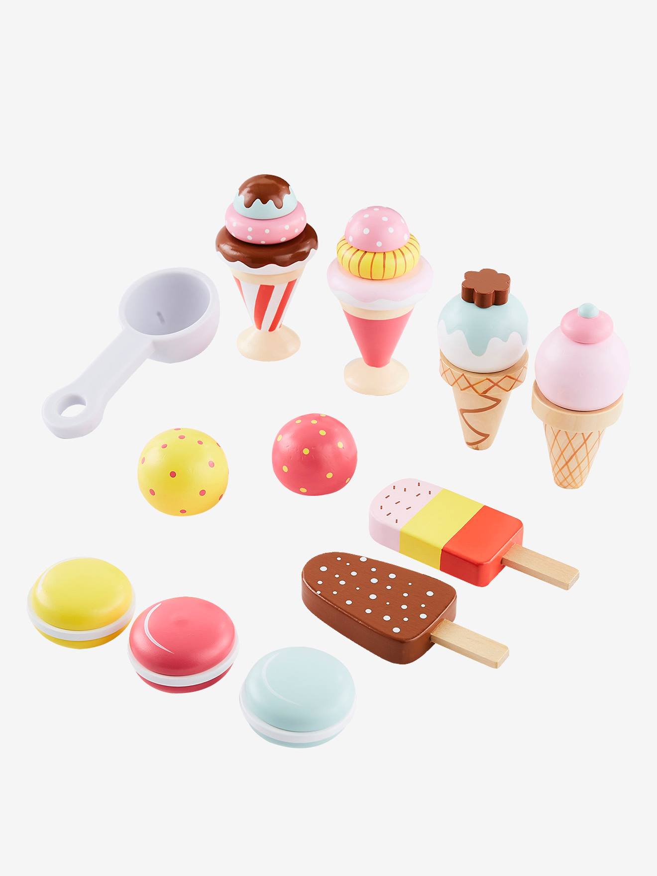 Set de glacier en bois FSC® multicolore