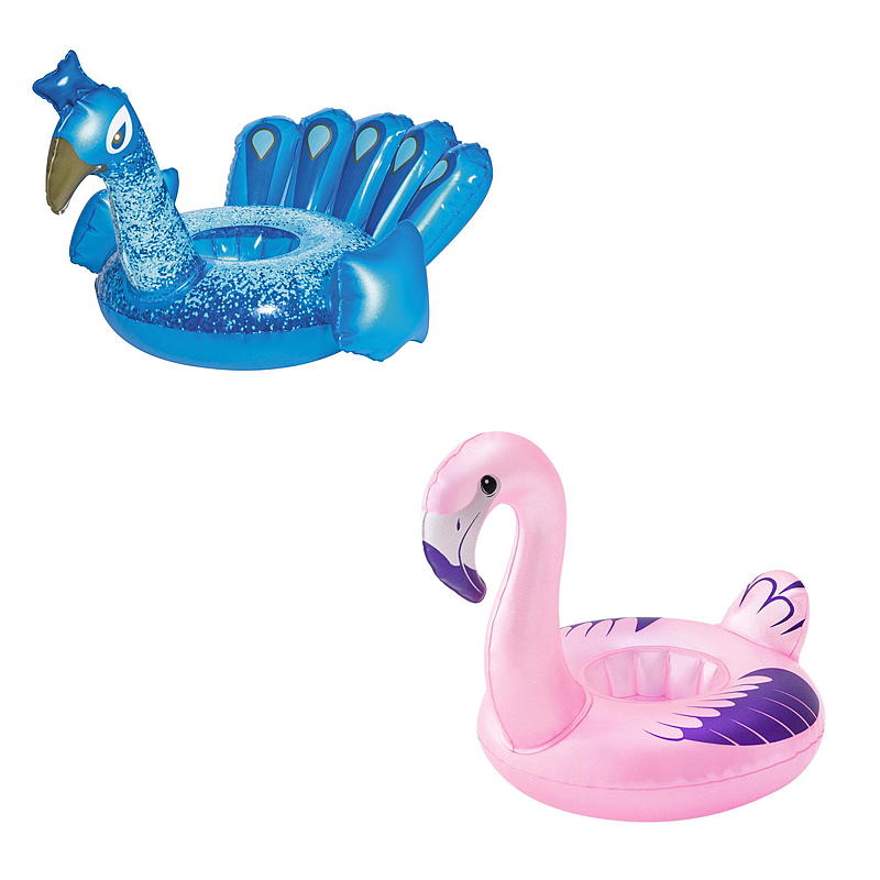 Bestway Drikkeholder Flamingo/påfugl