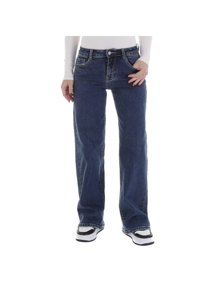 Ital-Design Jeans in Blau günstig kaufen