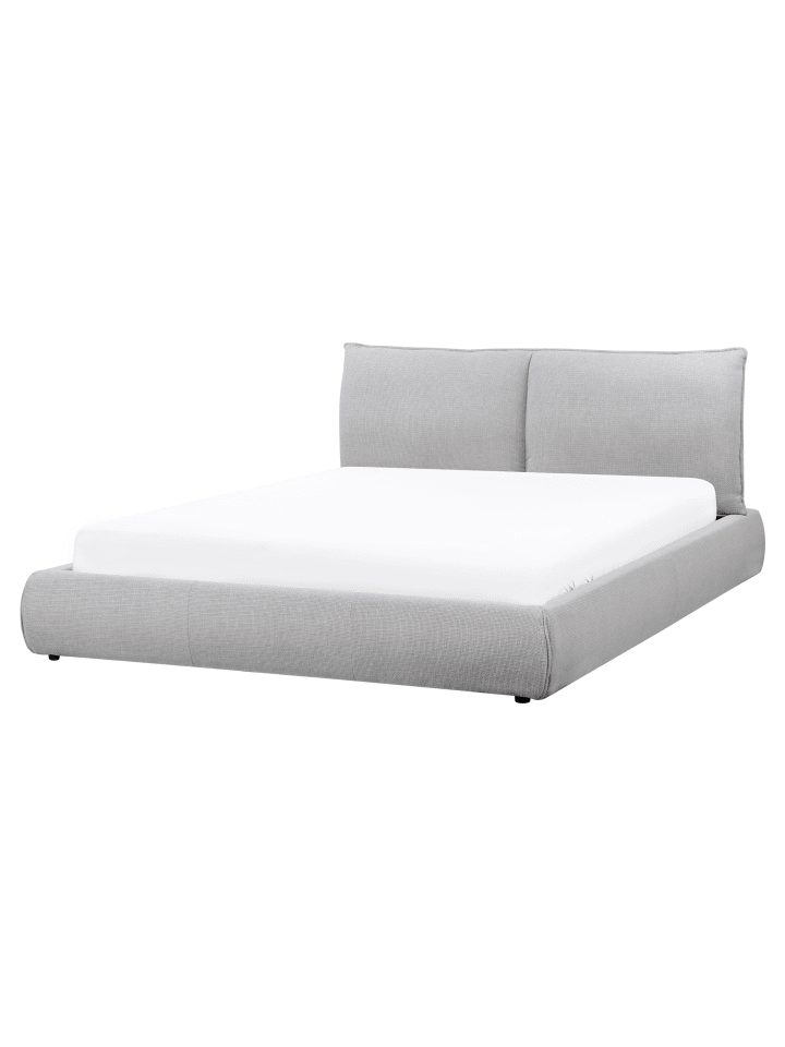 Beliani Doppelbett VINAY in Grau - (W) 176 x (H) 90 x (L) 233 cm günstig kaufen onesize