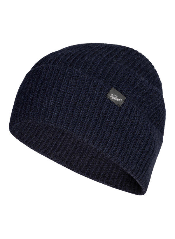 WOOLRICH, Mütze, Schurwolle, dunkelblau