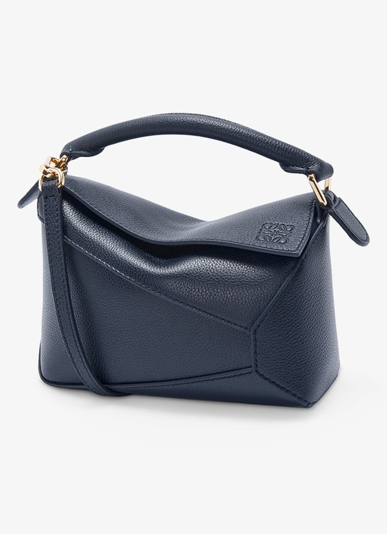 LOEWE Puzzle Edge mini torebka ze skóry cielęcej