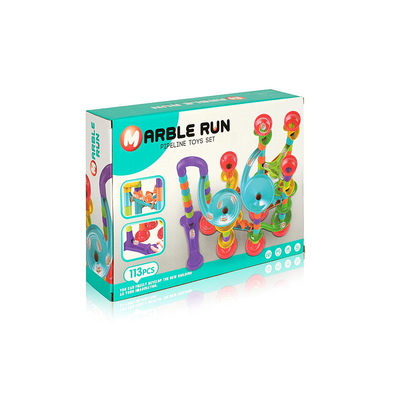 FunToys Klinkekulebane Marble run 113 deler