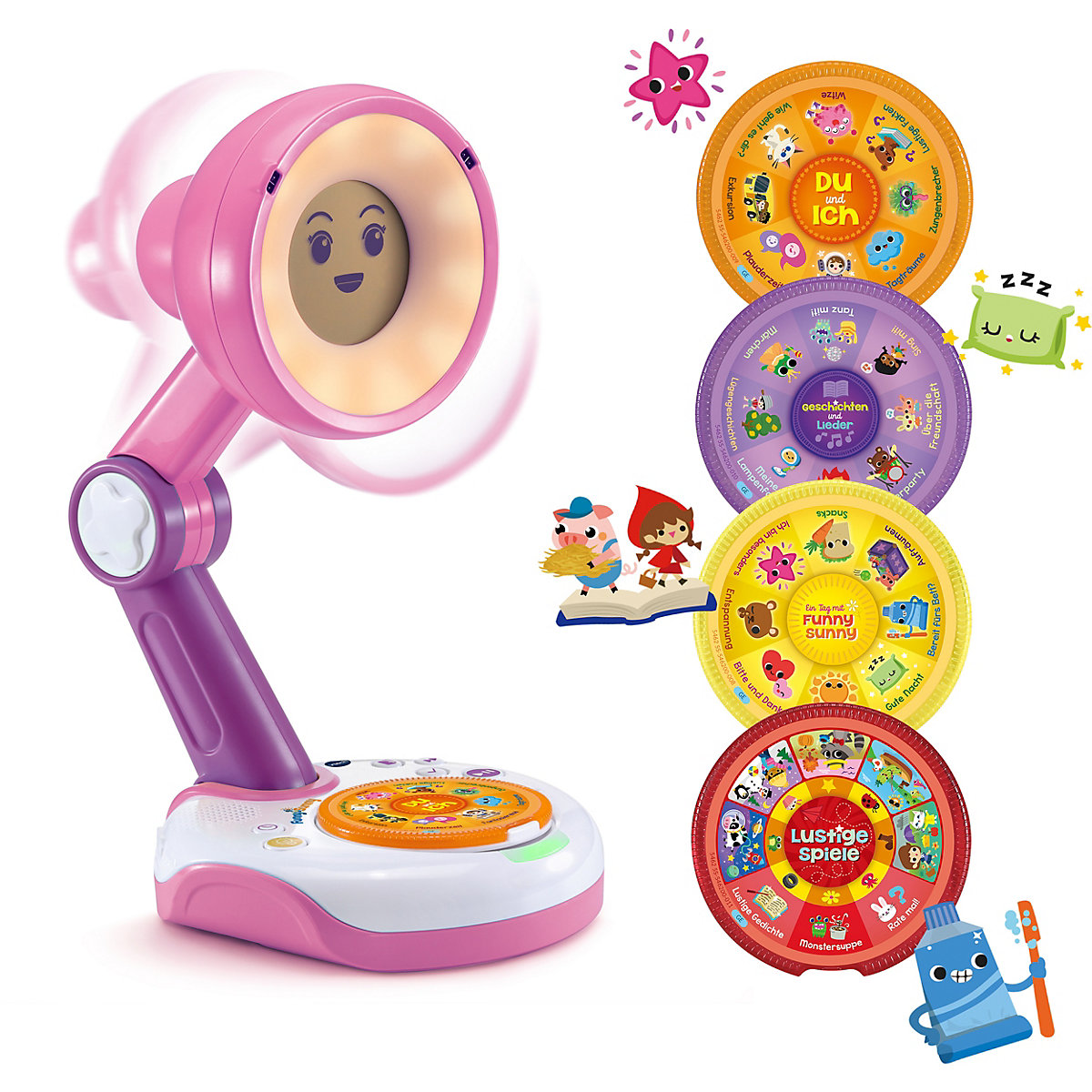 Funny Sunny, die interaktive Lampen-Freundin pink