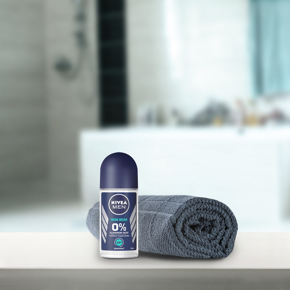 nivea FRESH OCEAN - Déodorant bille protection longue durée O² Déodorant bille homme